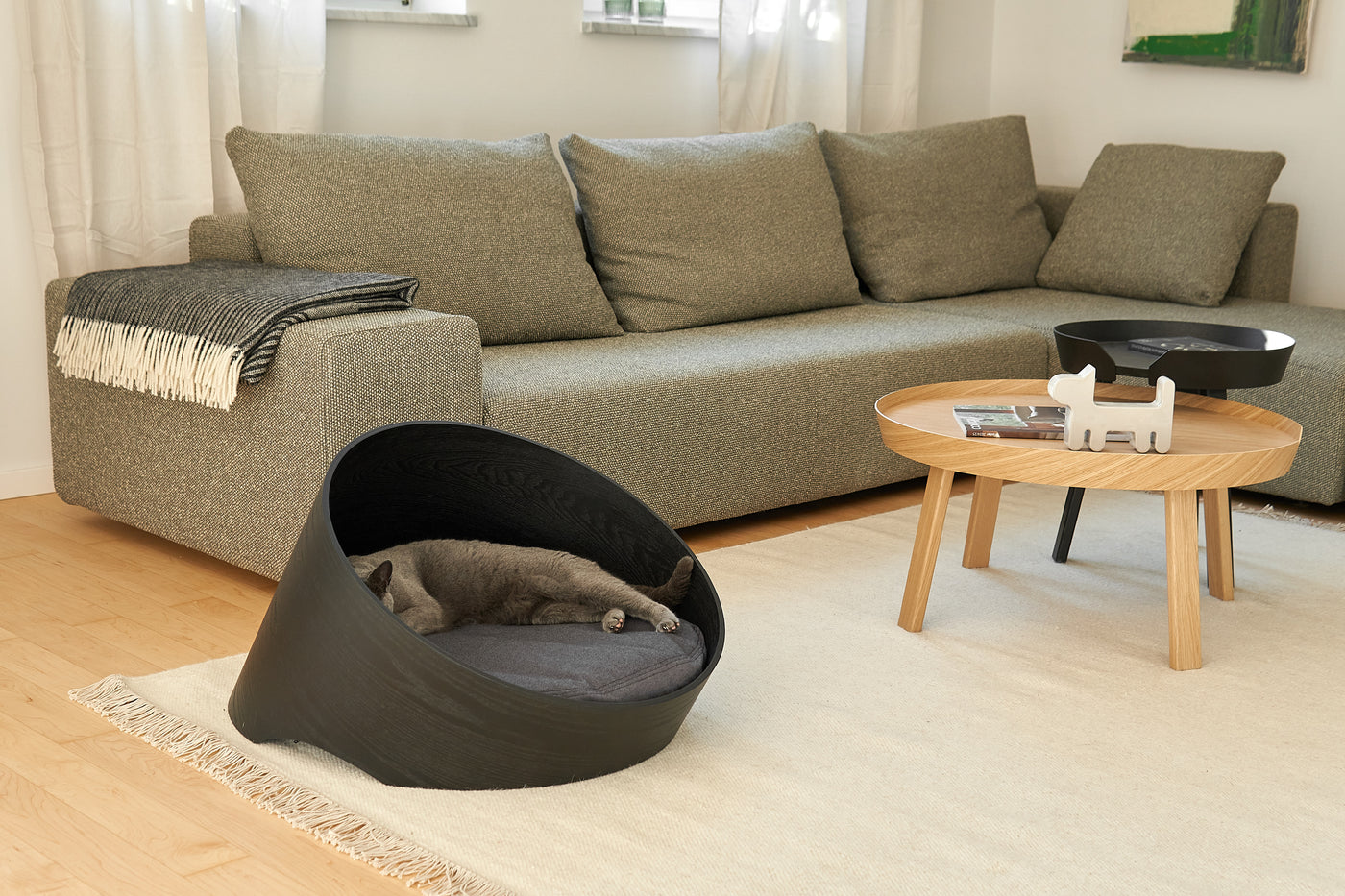 Covo Cat Basket, Ash Black/Anthracite