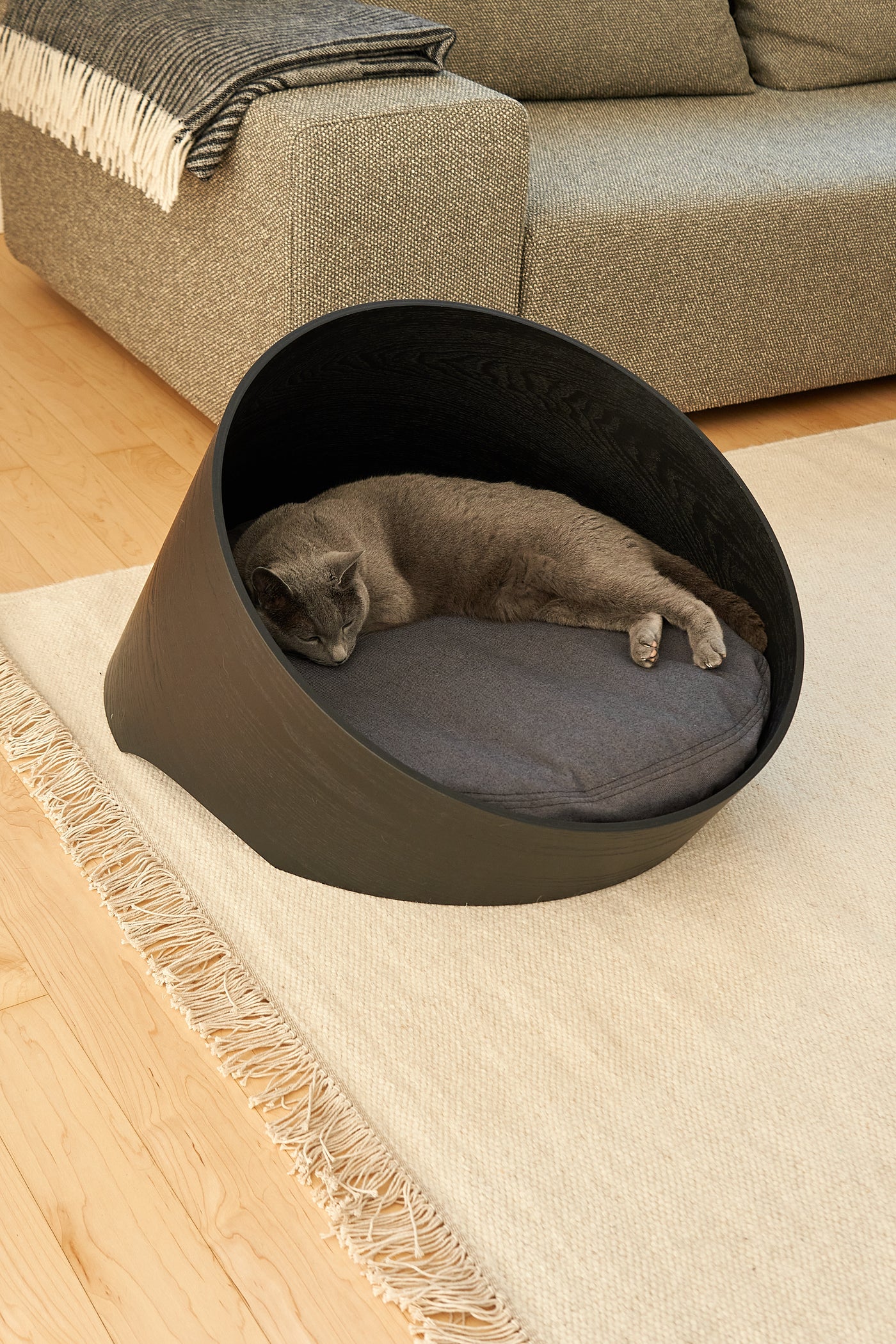 Covo Cat Basket, Ash Black/Anthracite