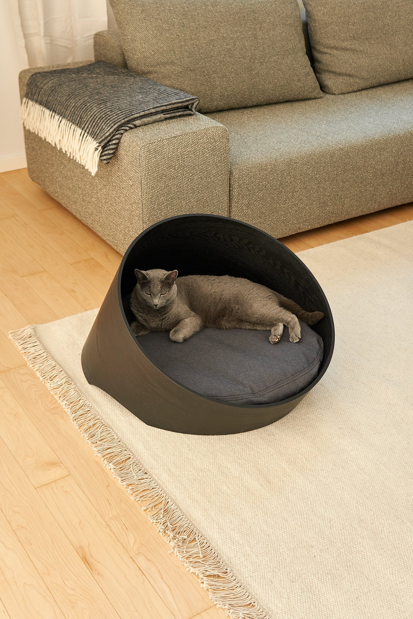 Covo Cat Basket, Ash Black/Anthracite