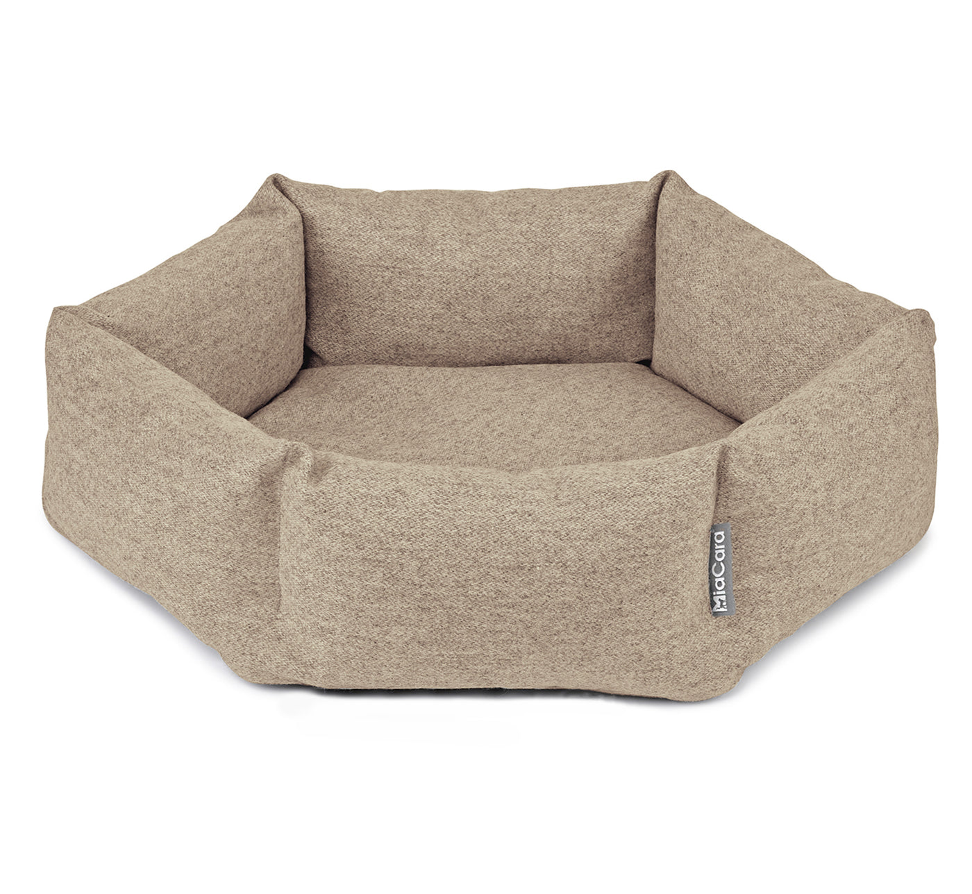 Calma Hexagon Cat Bed, Sand