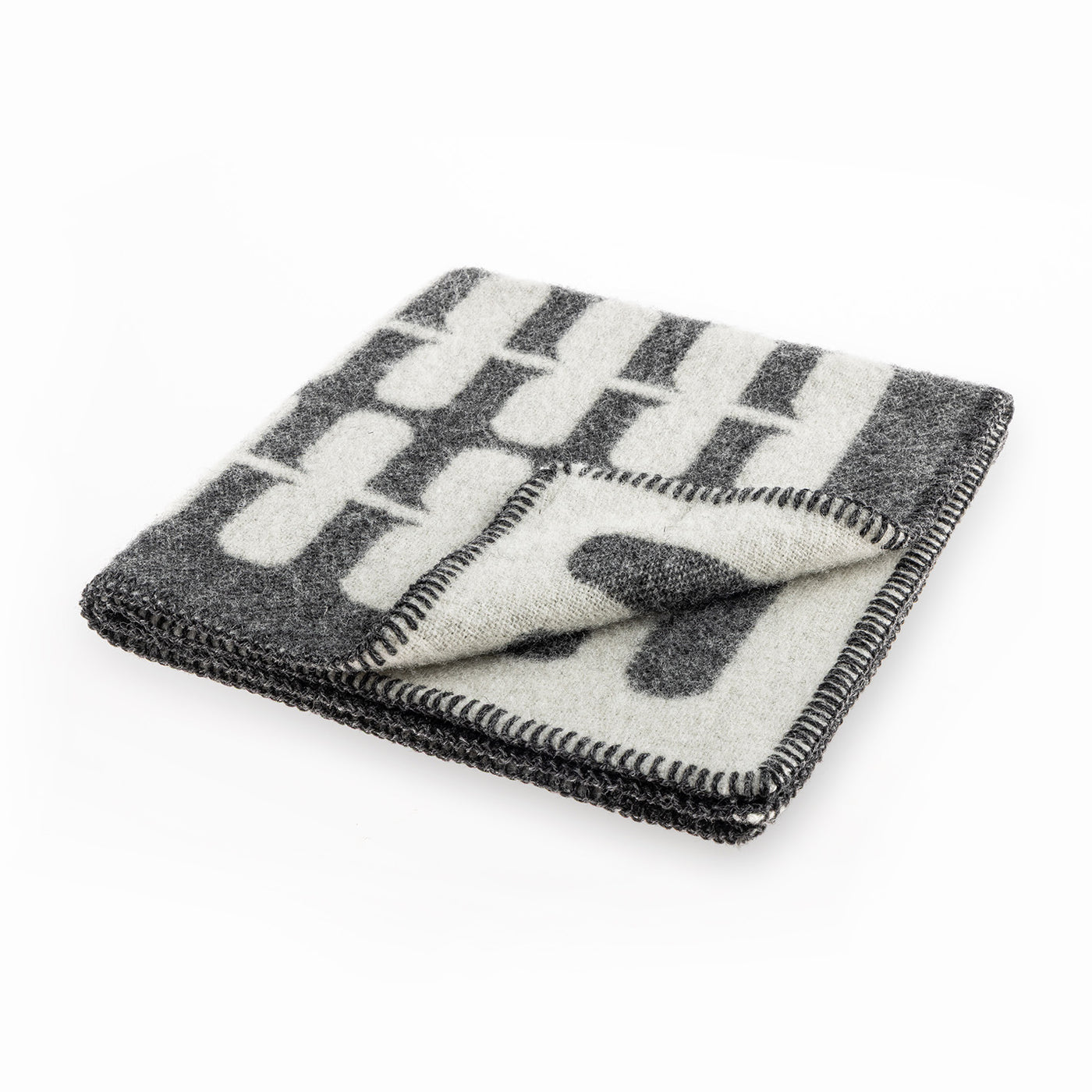 Flora Cat Blanket, Anthracite/Natural