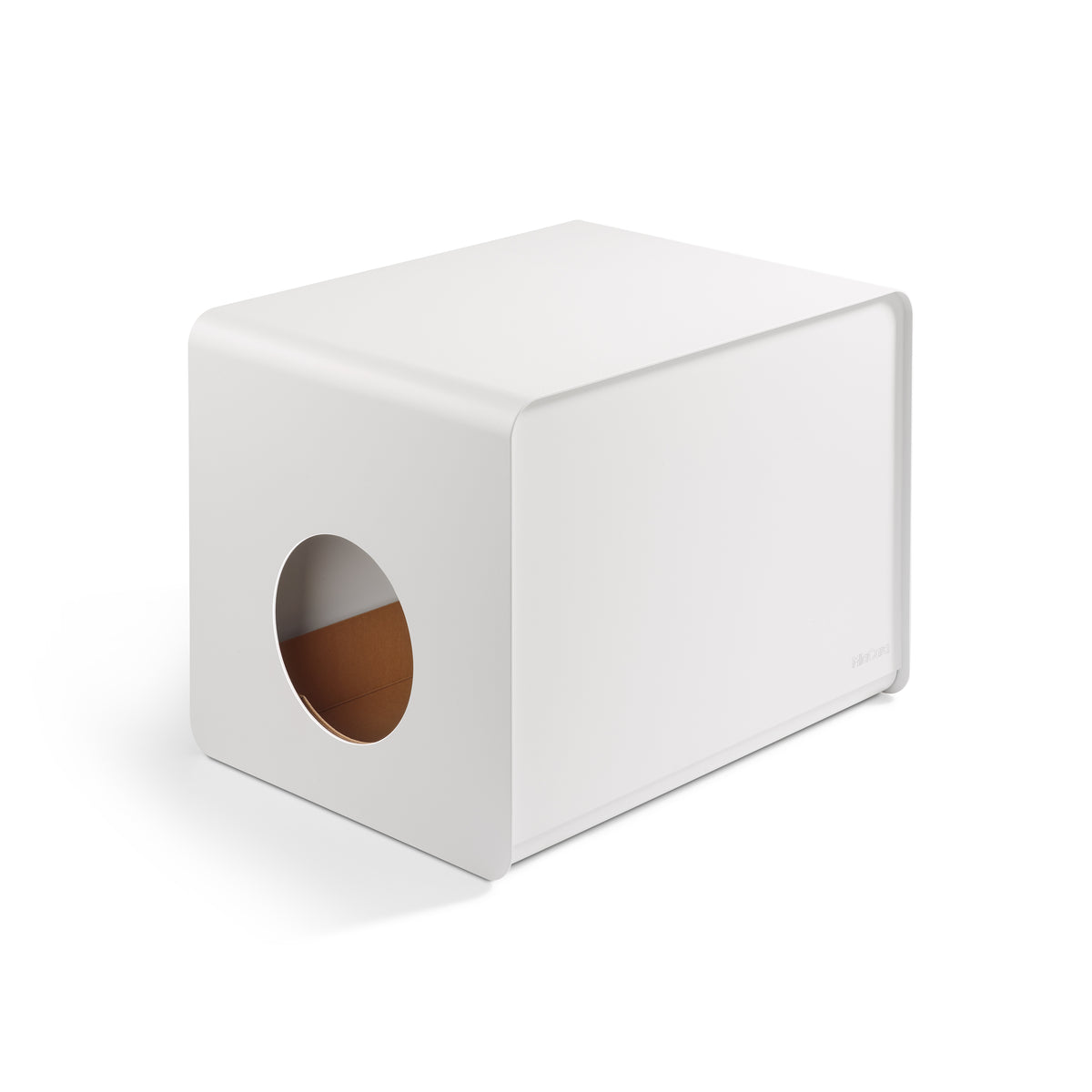 MiaCara Sito premium white aluminum cat litter box