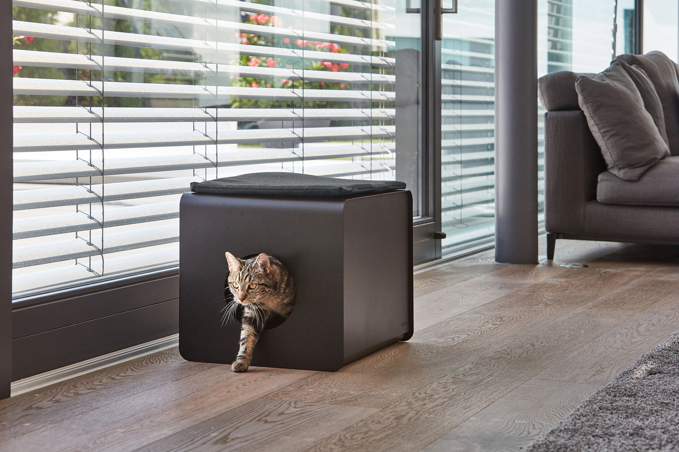 Sito Cat Litter Box, Black