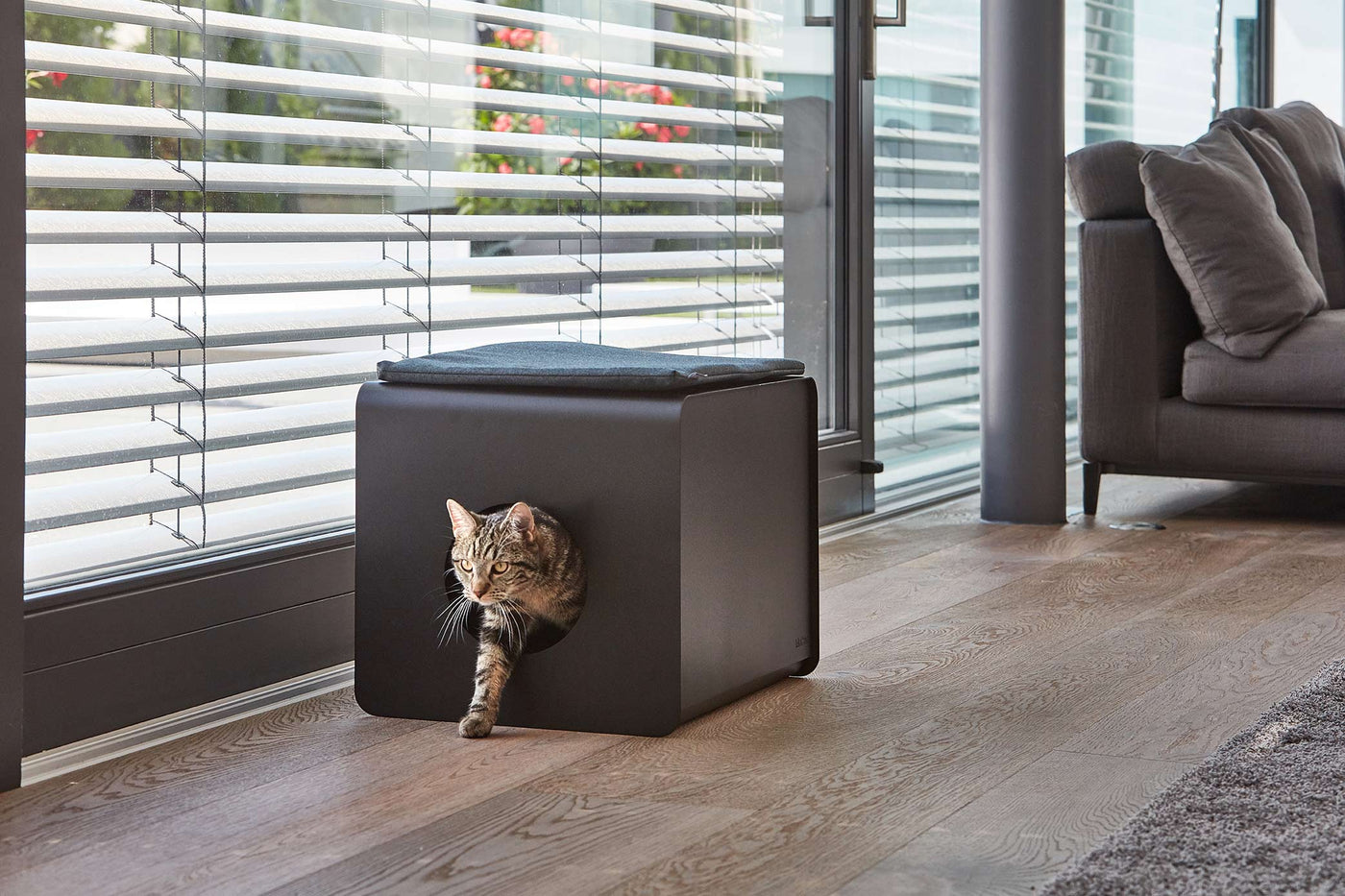 Sito Cat Litter Box, Black