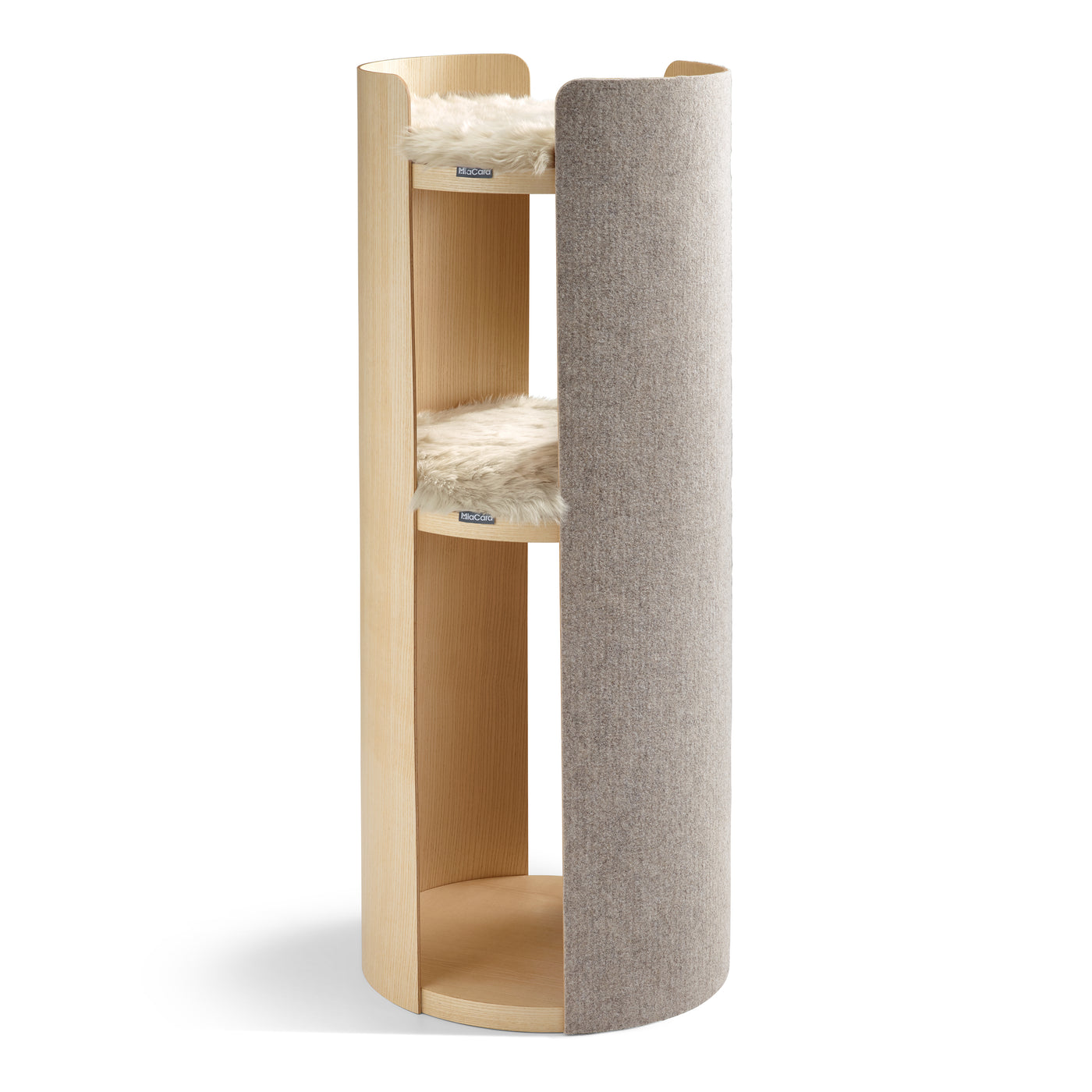 Torre Cat Tower, Ash Natural/Felt Beige