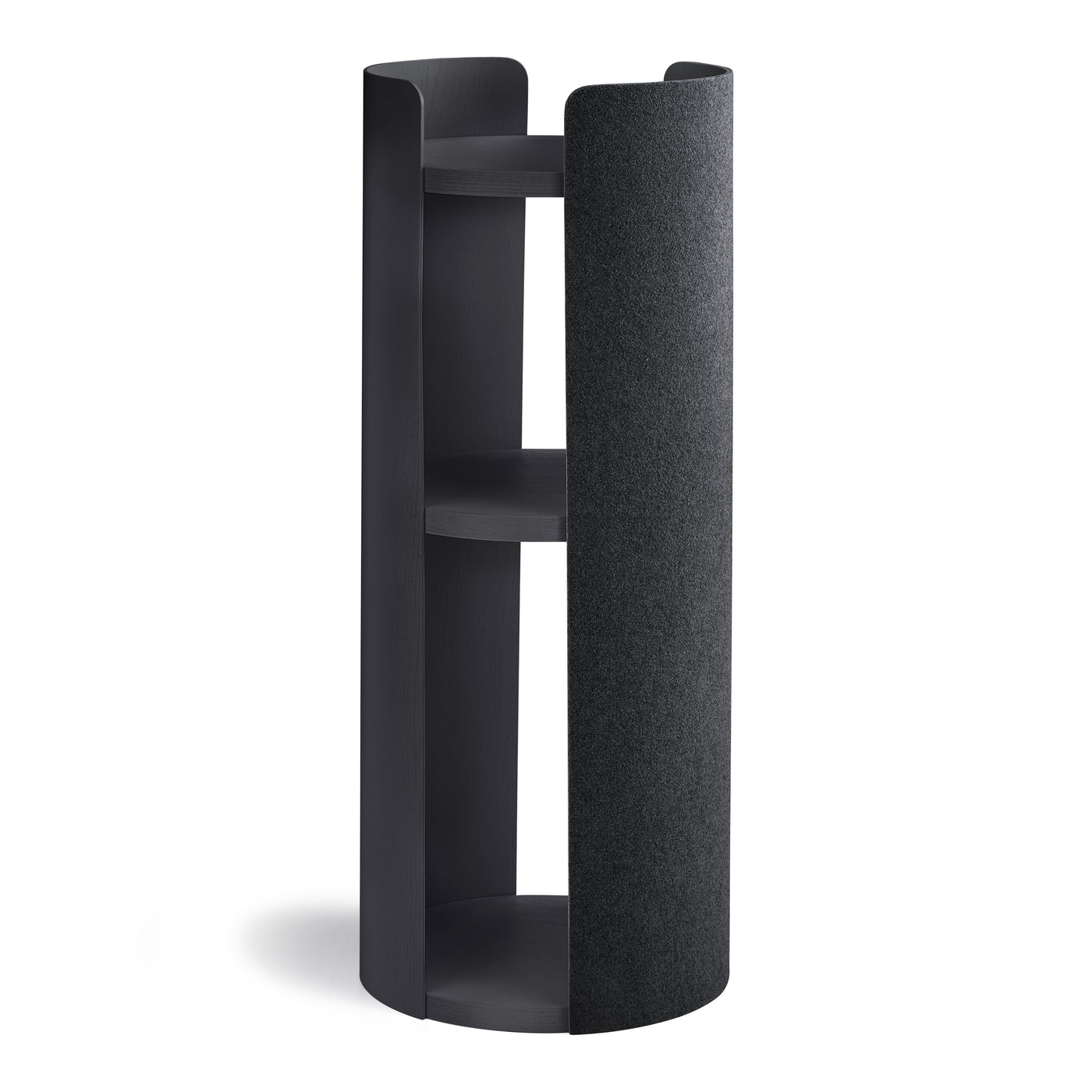 Torre Cat Tower, Ash Black Stained/Felt Black