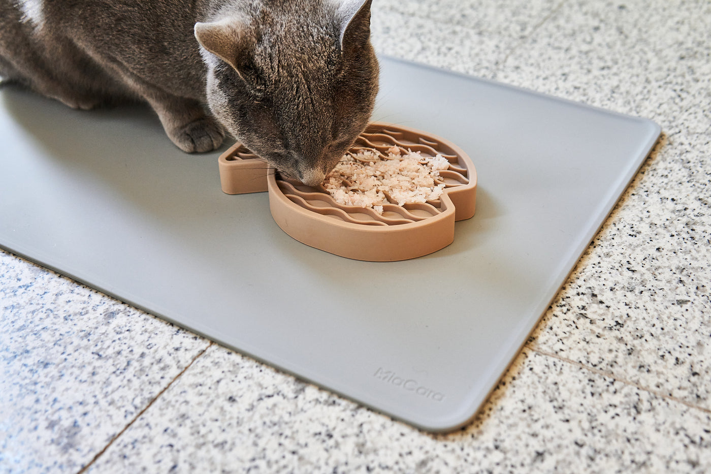 Tova Cat Placemat, Slate