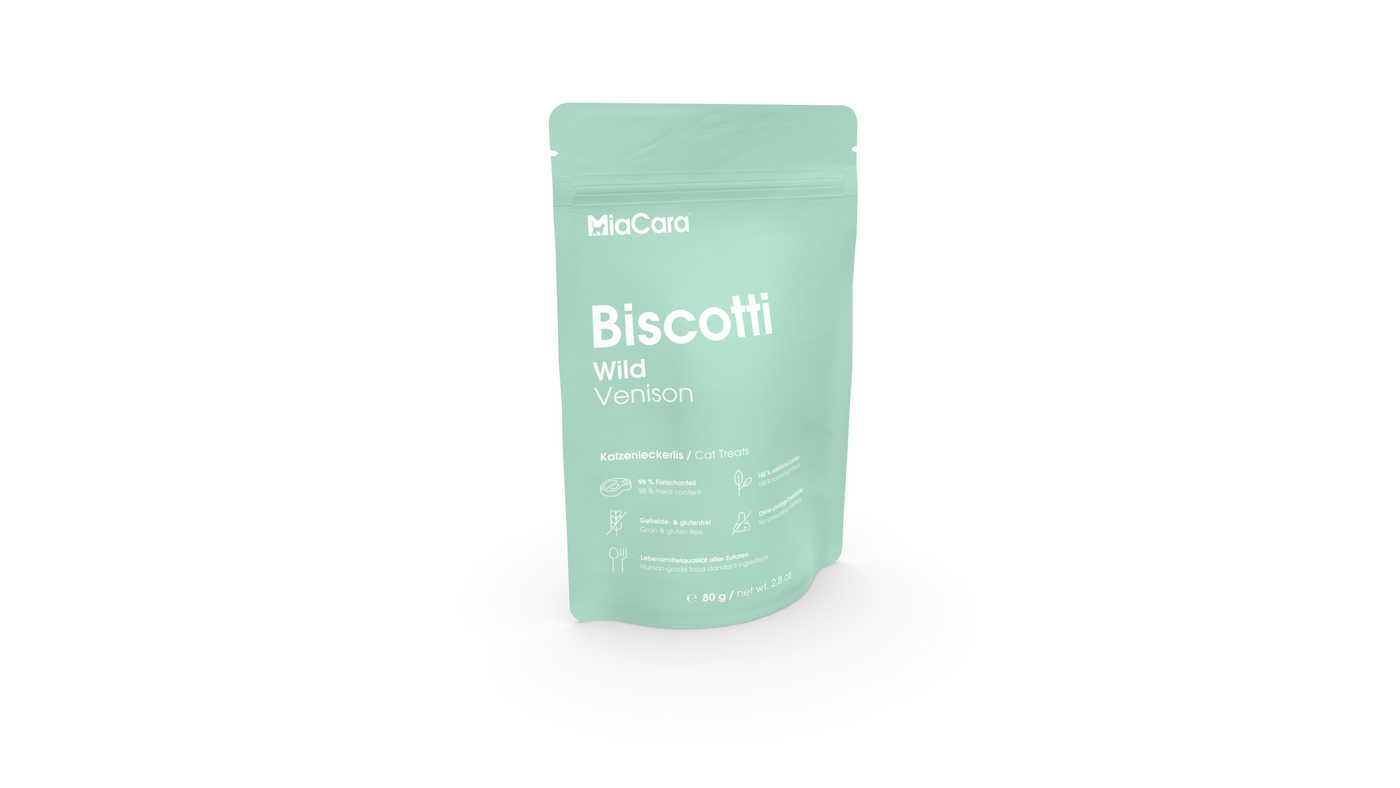Biscotti Cat Treats, Venison