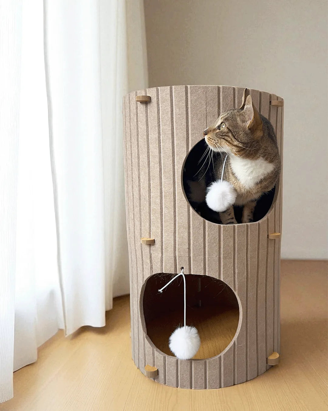 Mediterraneo Felt Cat House by Althea Living
