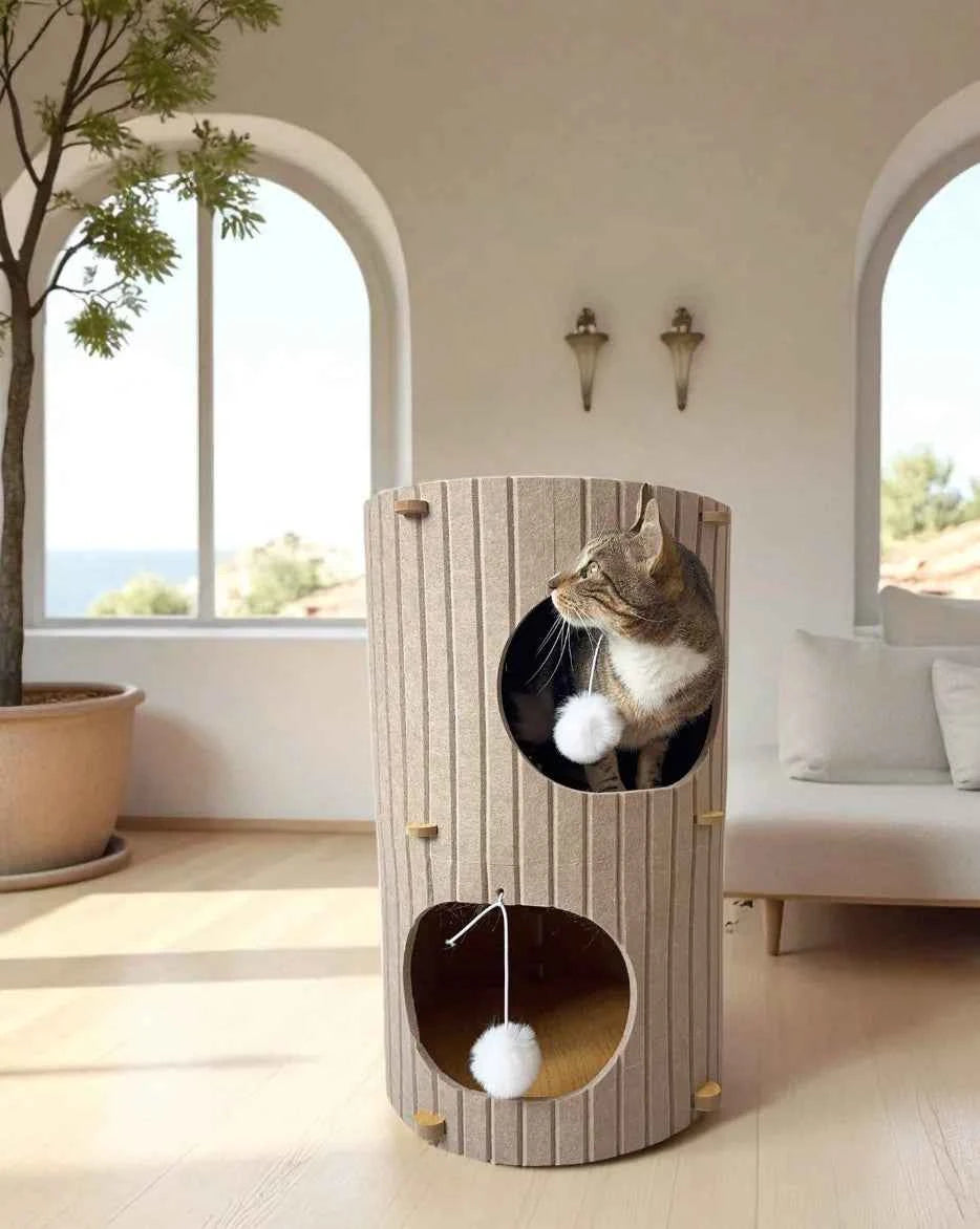 Mediterraneo Felt Cat House