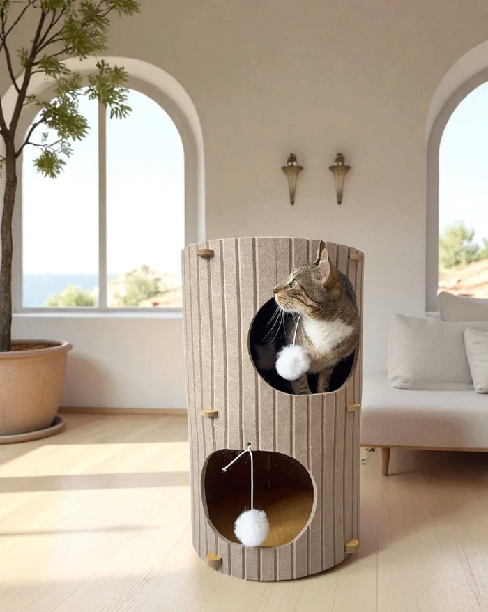 Mediterraneo Felt Cat House by Althea Living