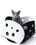 Lima Felt Cat Tunnel, Modular Buttoned Play Tunnel