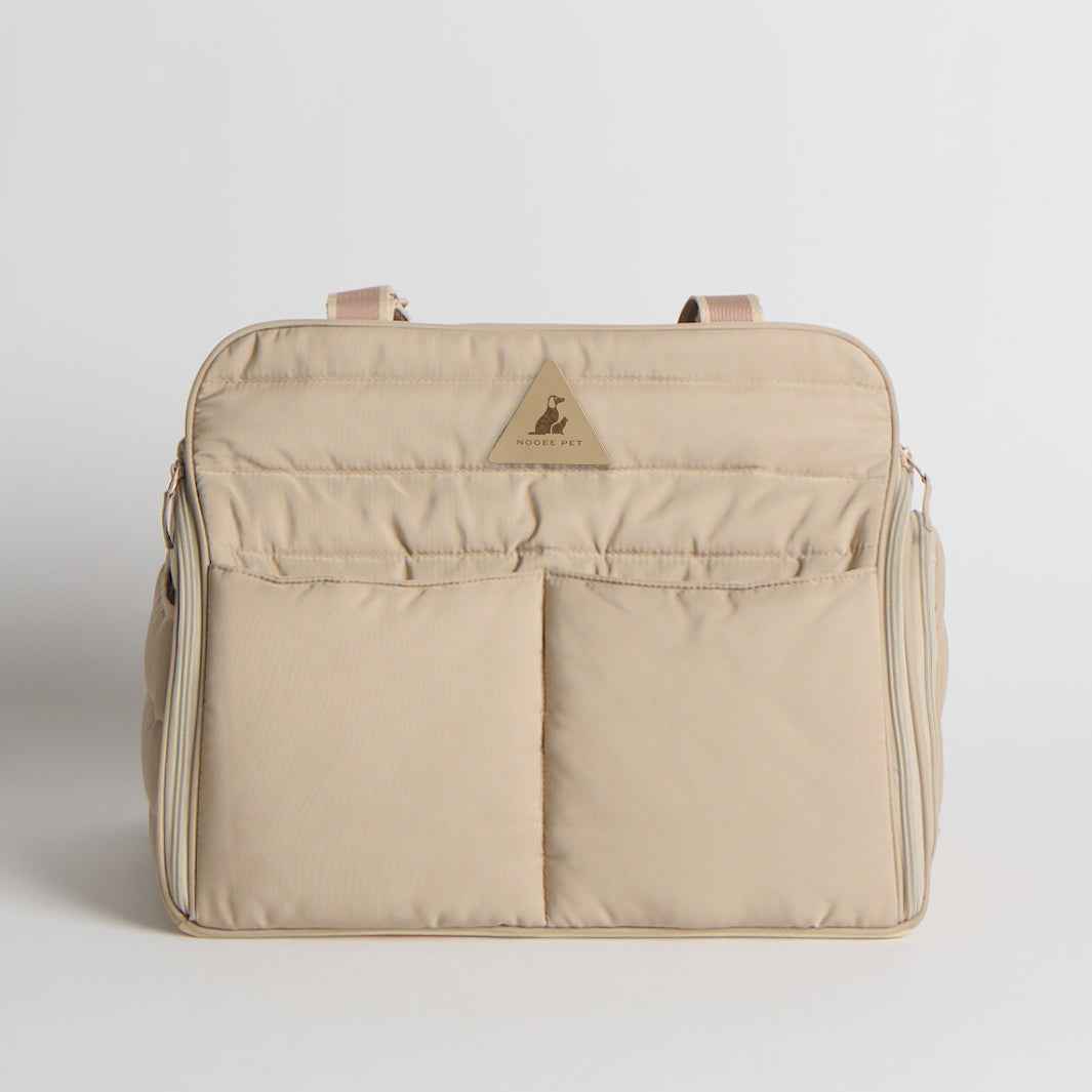 Nooee Oliver quilted cat carrier travel bag