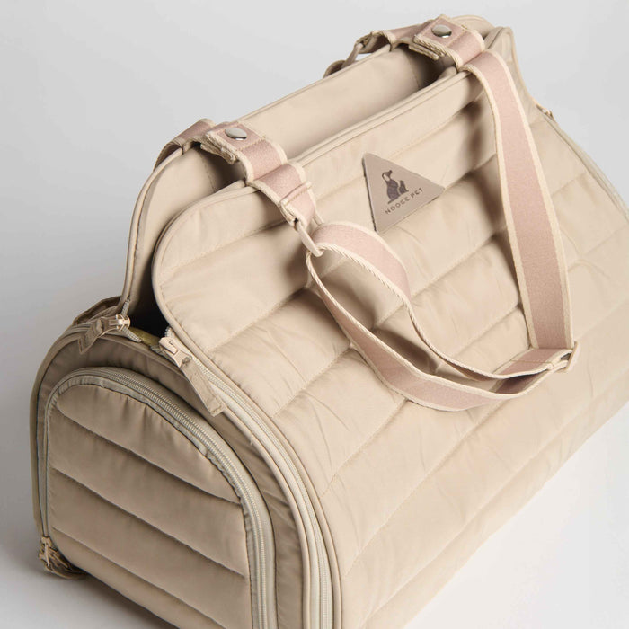 Nooee Oliver quilted cat carrier travel bag