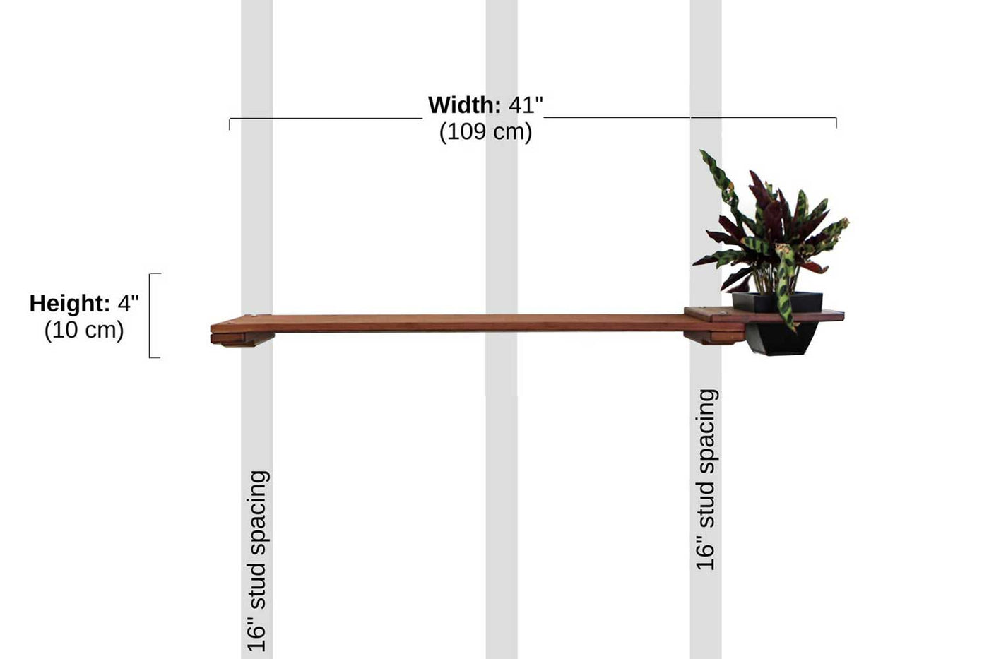 Cat Plant Stand for Wall