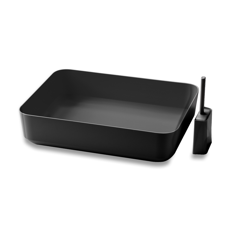 Poh Open Litter Box in Grey