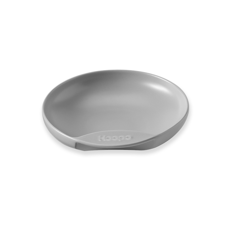 Plate Food Bowl in Grey