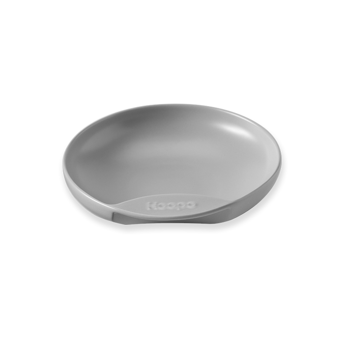 Plate Food Bowl in Grey