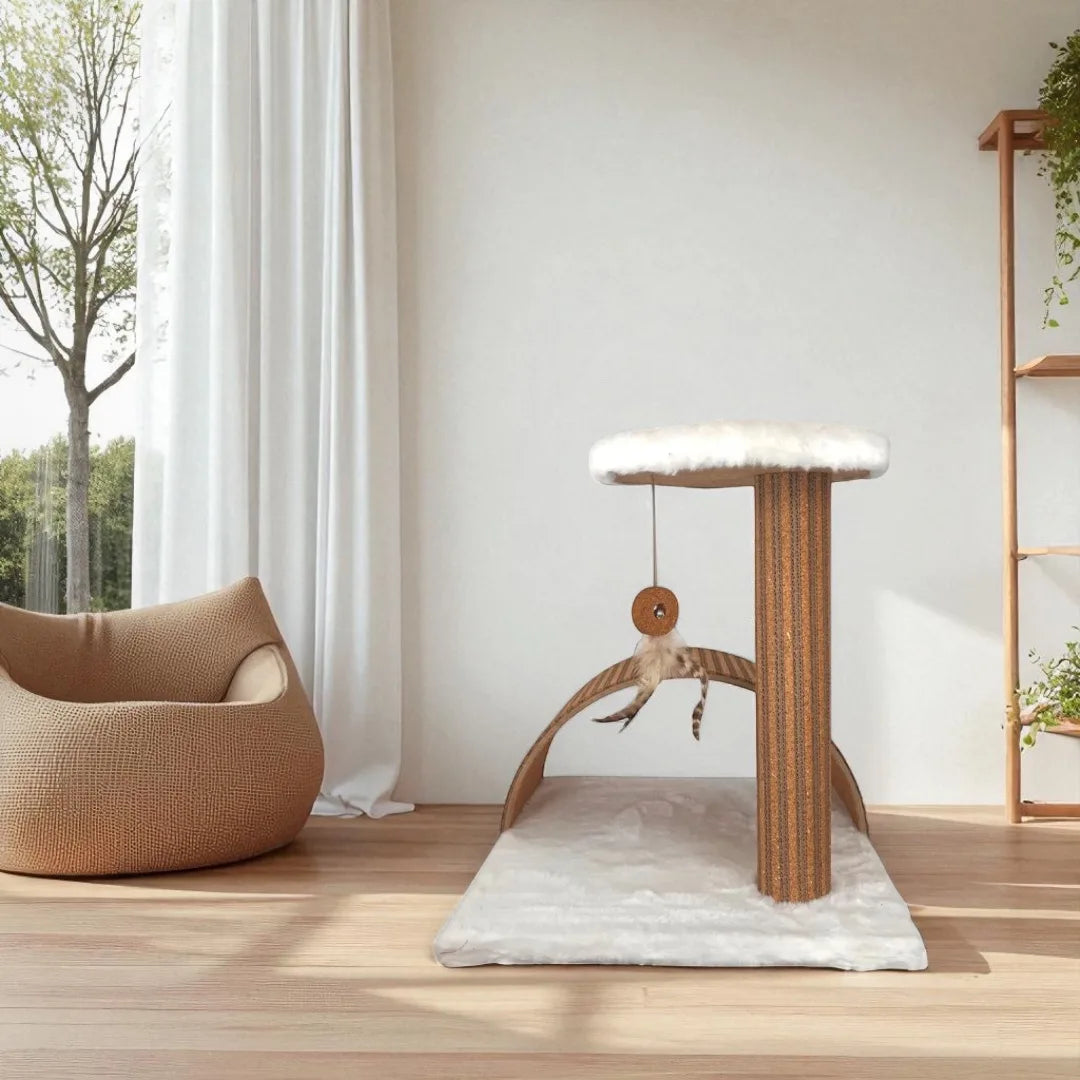 Estela Interactive Cork Scratching Post, view 8