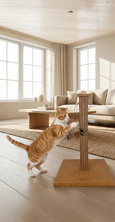 Brisa Cork Scratching Post by Althea Living