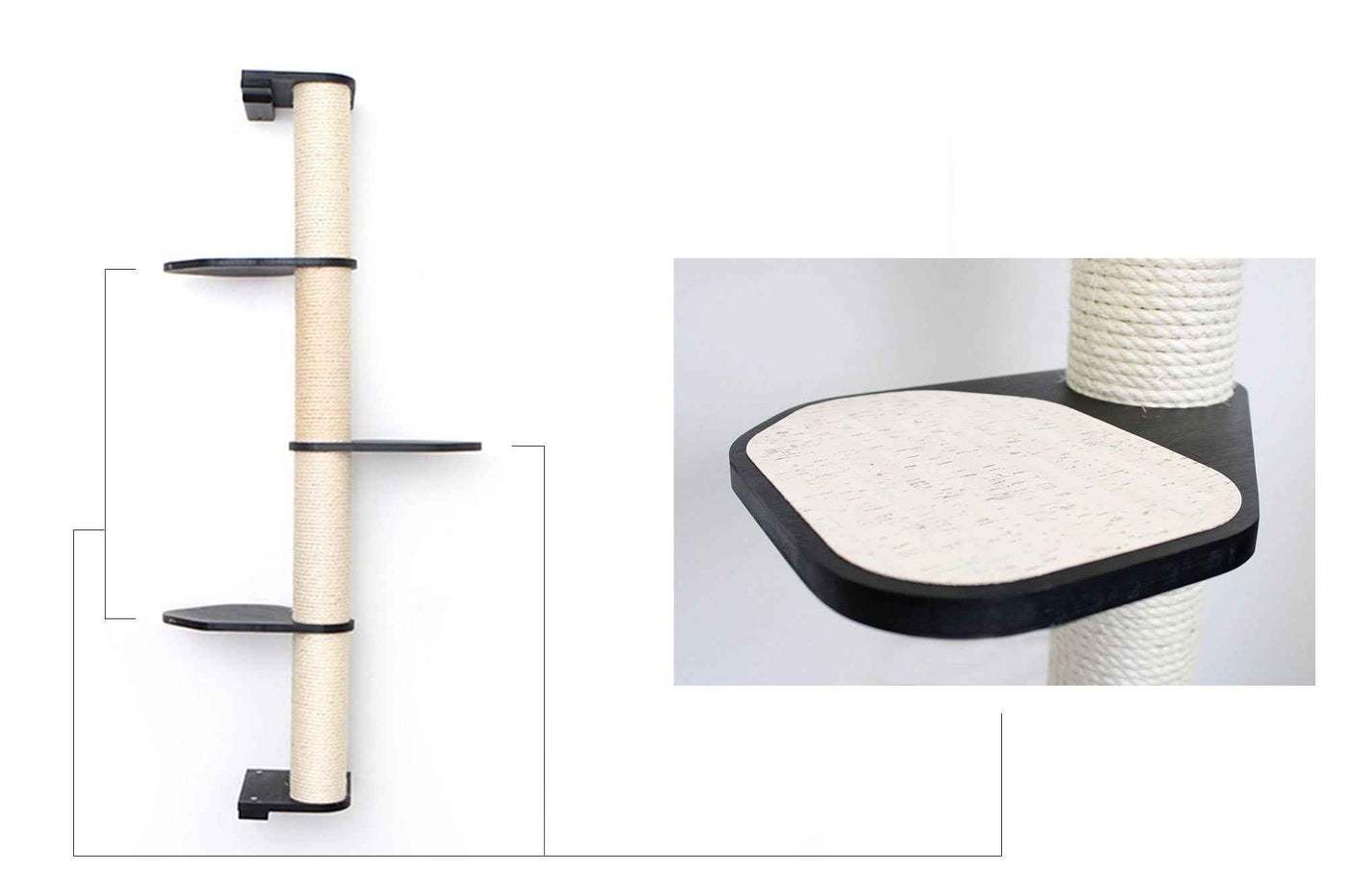Wall Mounted Cat Climbing Pole