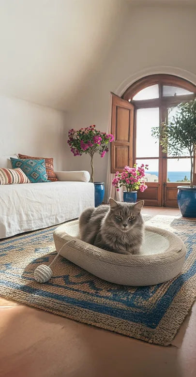 Isla Sisal Bowl Cat Scratcher, view 3