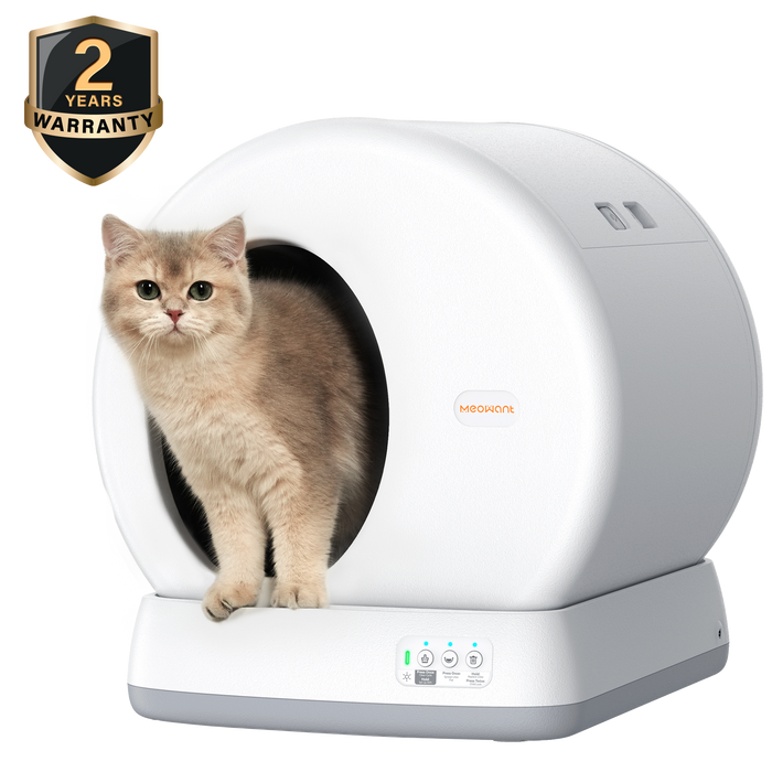 Meowant SC01 self-cleaning cat litter box in gray