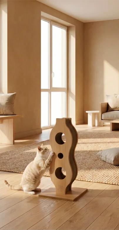 Oceano Cat Scratching Tower, view 2