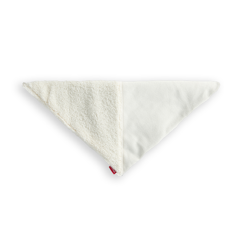 Tri Cat Blanket in White