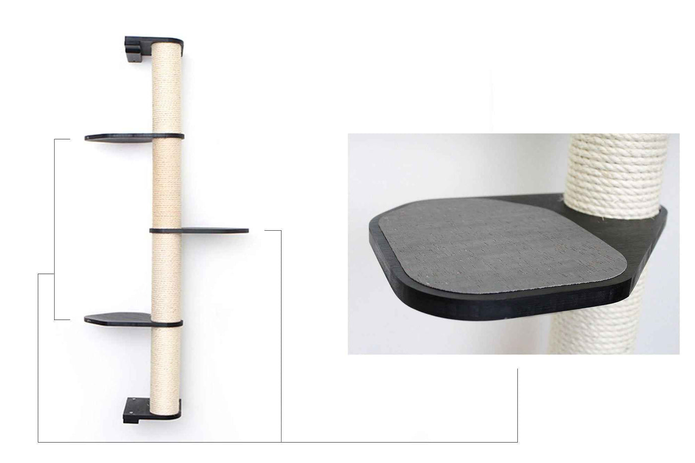 Wall Mounted Cat Climbing Pole