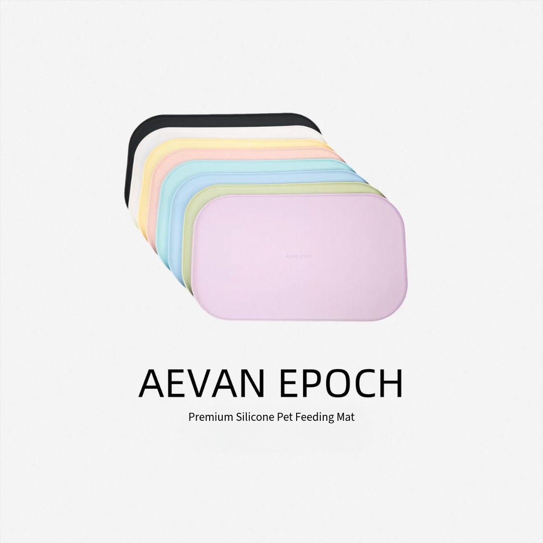 Aevan Epoch silicone cat feeding mat with raised edges