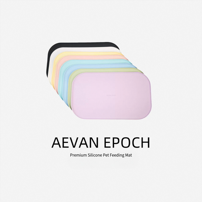 Aevan Epoch silicone cat feeding mat with raised edges