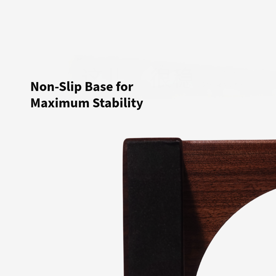 Aevan Epoch solid wood raised cat bowl stand