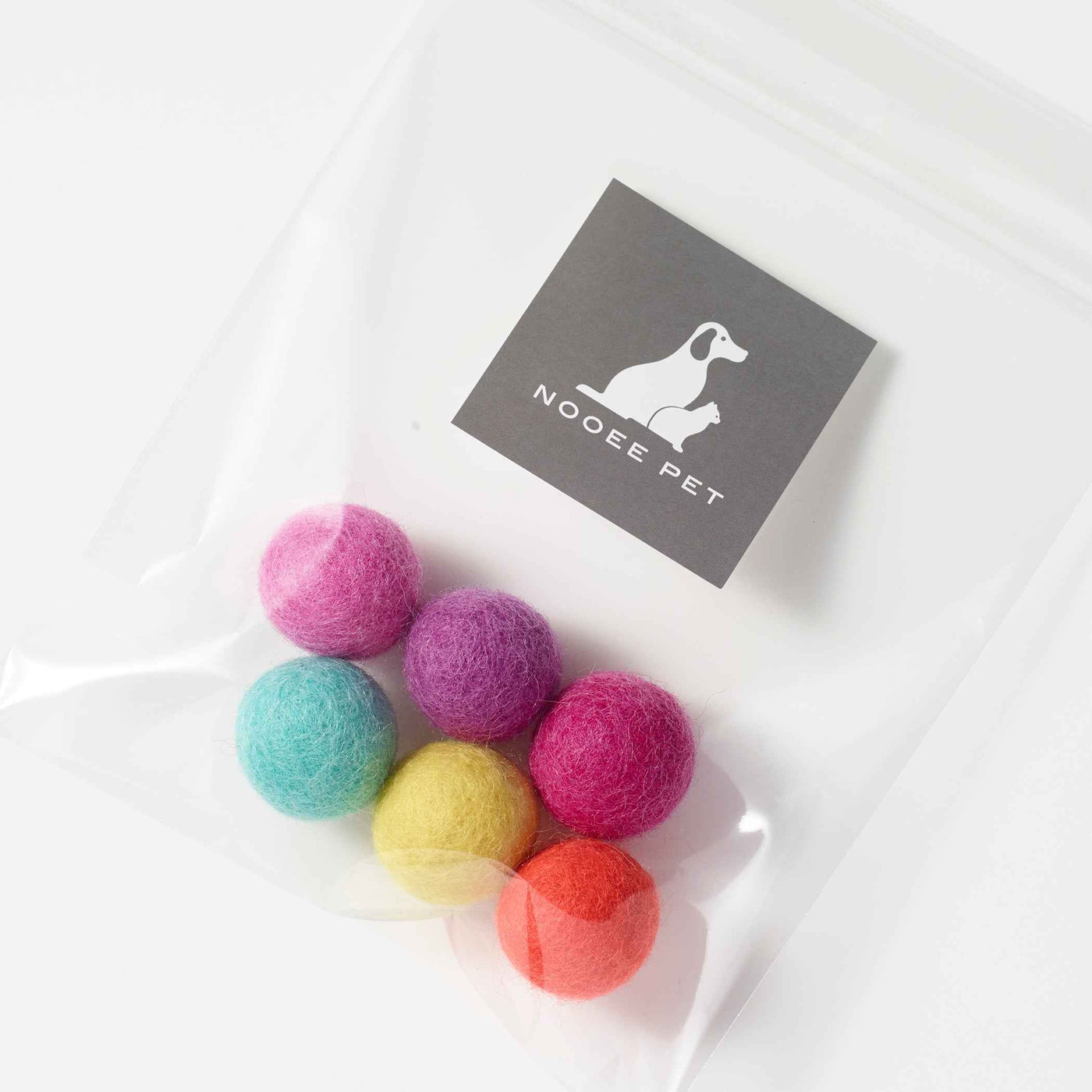 Nooee handmade wool cat toy balls, 2CM