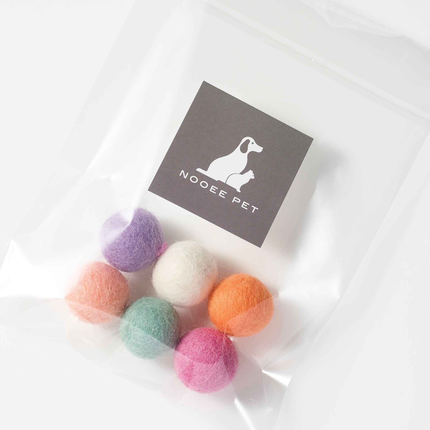 Nooee handmade wool cat toy balls, 2CM