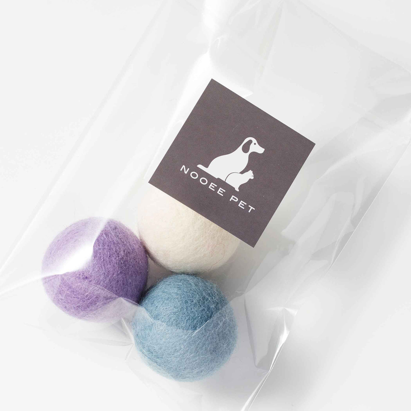 Nooee handmade wool cat toy balls, 4CM