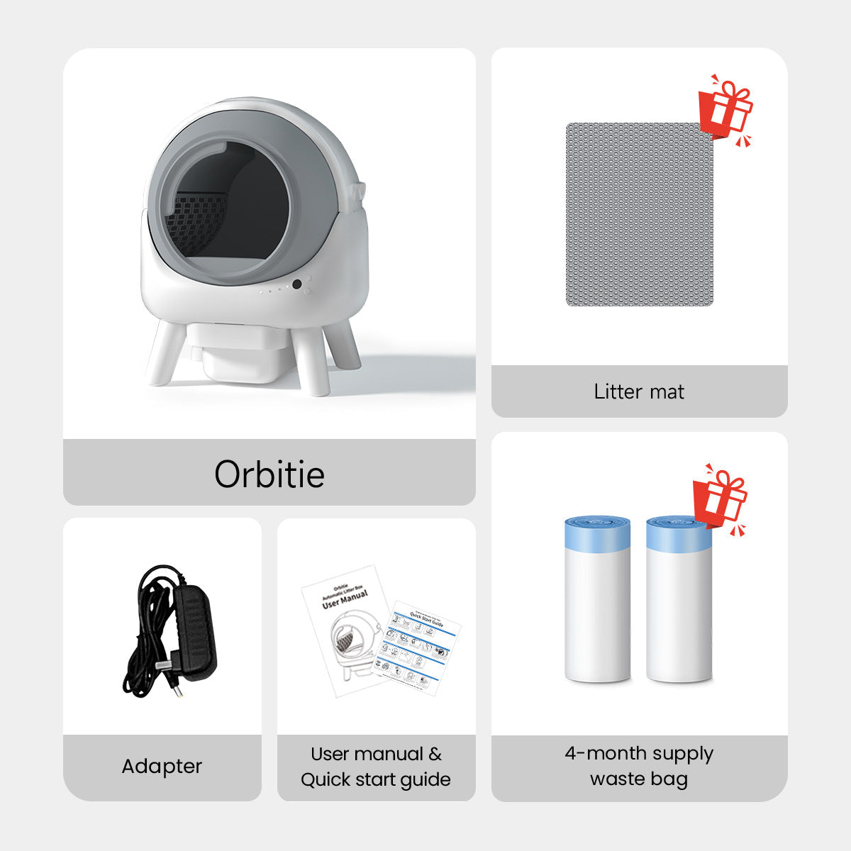 Orbitie Automatic Self-Cleaning Litter Box, view 9