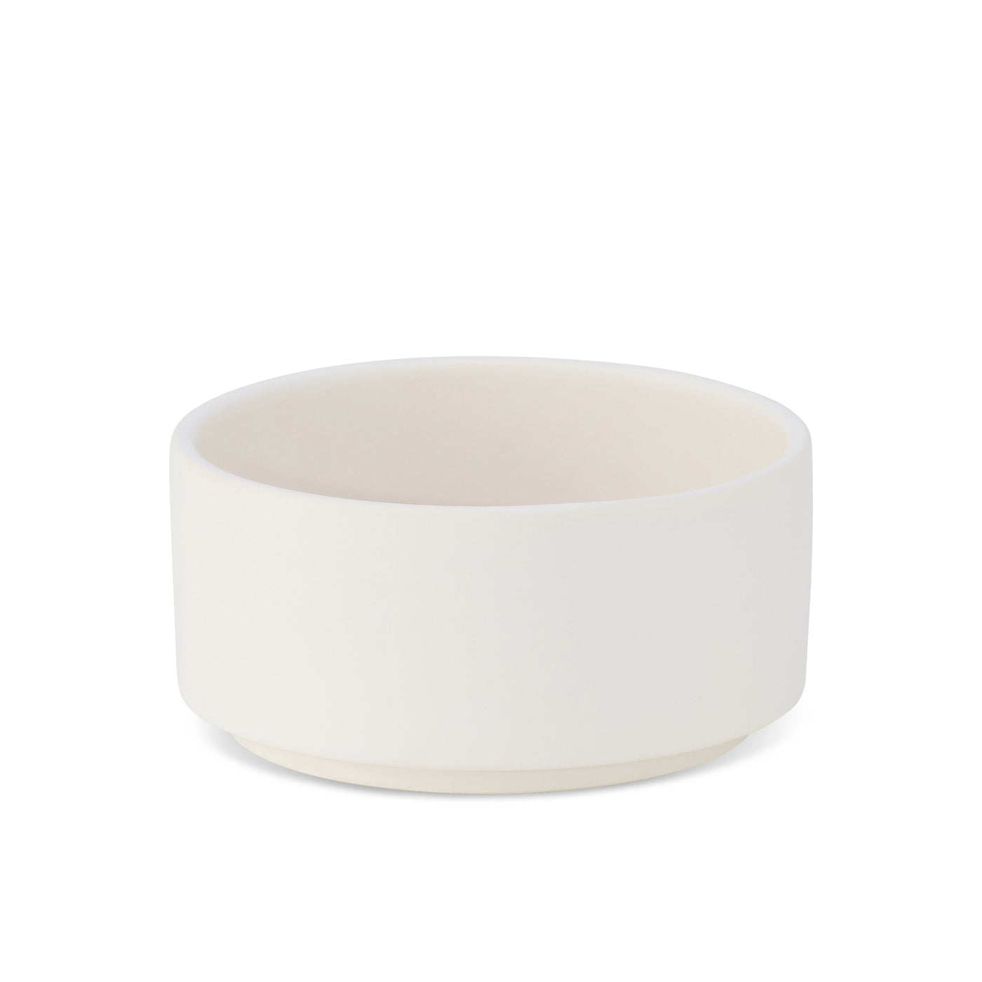 Vuku Ceramic Cat Bowl in White