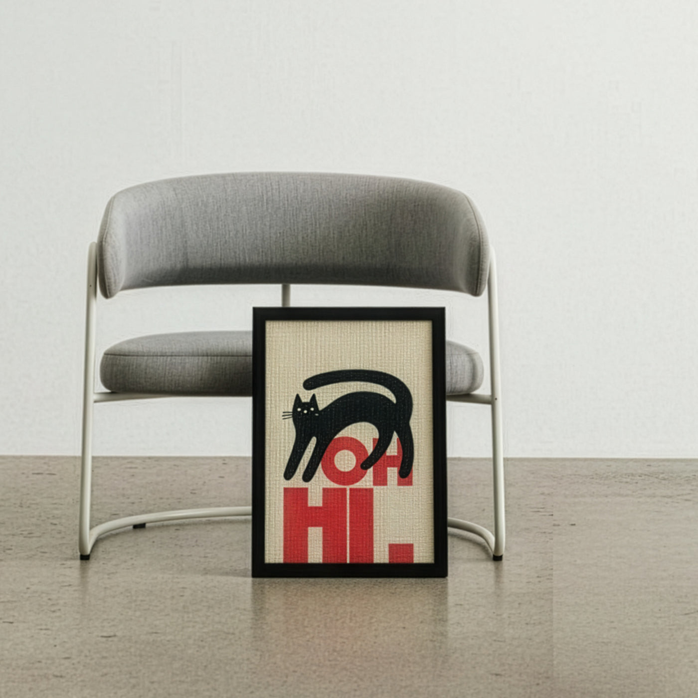 OH-HI Art Poster Cat Scratcher, view 4