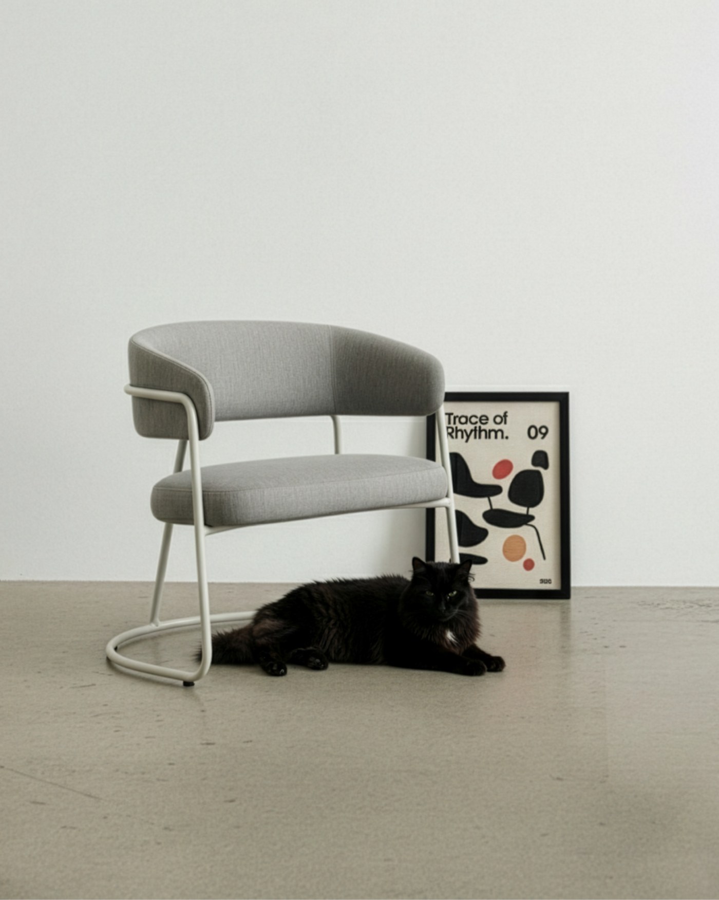 Trace of Rhythm Art Poster Cat Scratcher, view 2