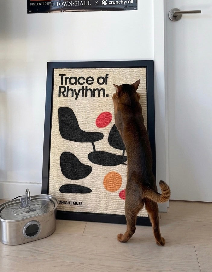 Trace of Rhythm Art Poster Cat Scratcher, view 4