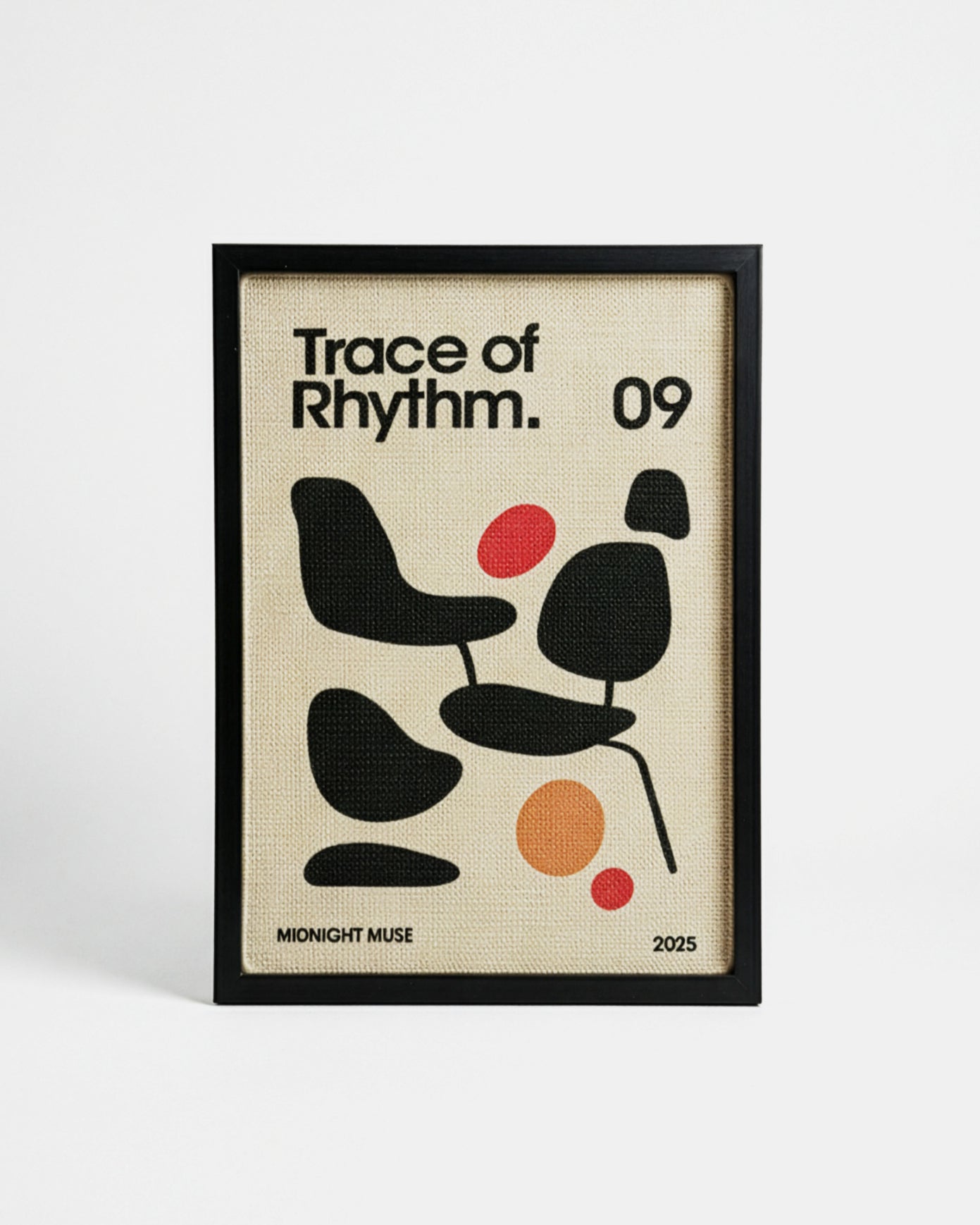 Trace of Rhythm Art Poster Cat Scratcher by tofu studio