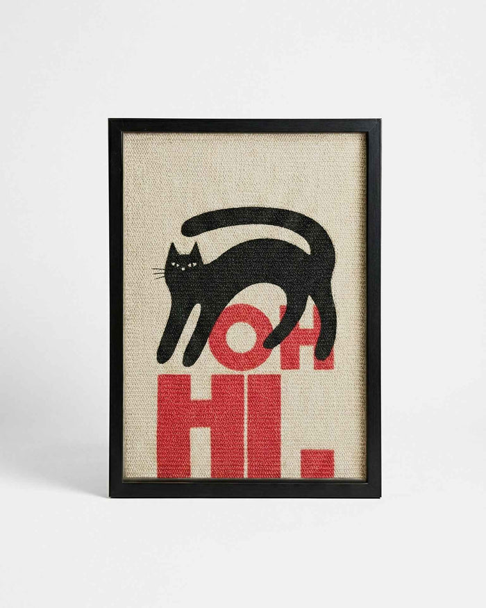 OH-HI Art Poster Cat Scratcher