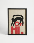 OH-HI Art Poster Cat Scratcher