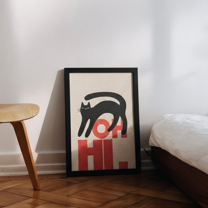 OH-HI Art Poster Cat Scratcher, view 2