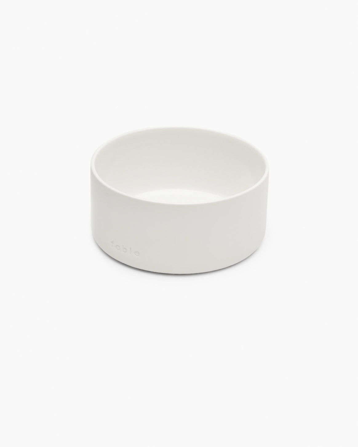 Fable weighted ceramic cat bowl