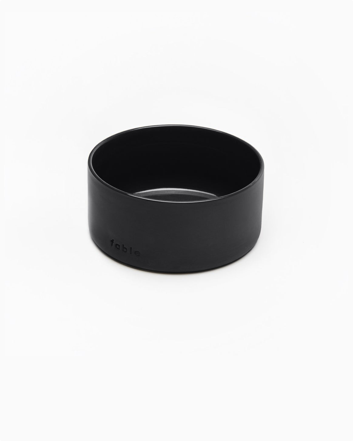 Fable weighted ceramic cat bowl