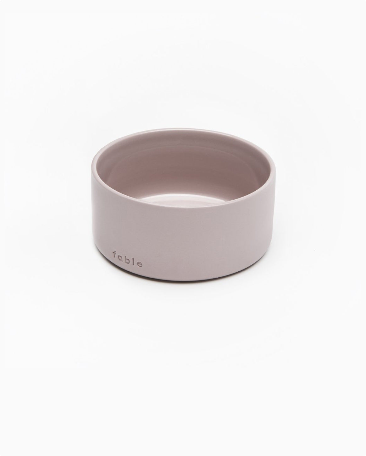 Fable weighted ceramic cat bowl