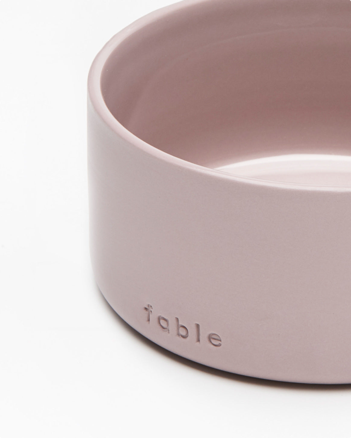 Fable weighted ceramic cat bowl