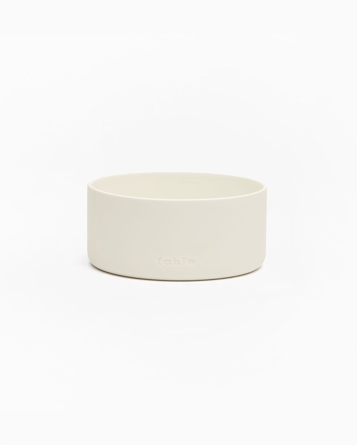 Fable weighted ceramic cat bowl
